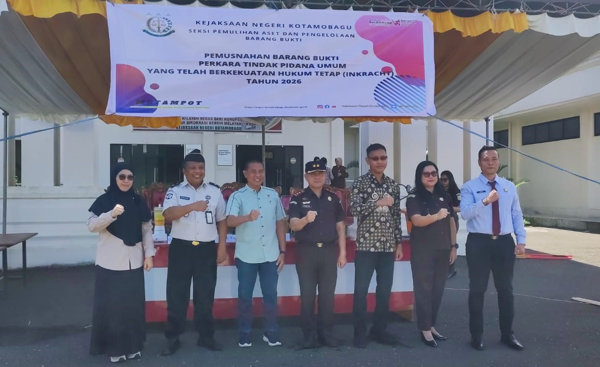 Sampul album Pemusnahan Barang Bukti oleh Kejaksaan negeri Kotamobagu