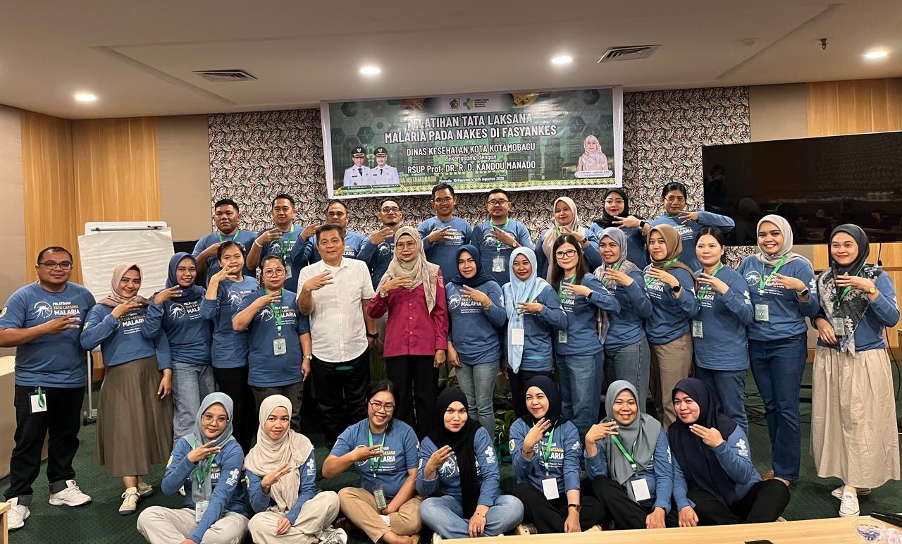 Sampul album Pelatihan Tata Laksana Malaria Dinas Kesehatan Kota Kotamobagu