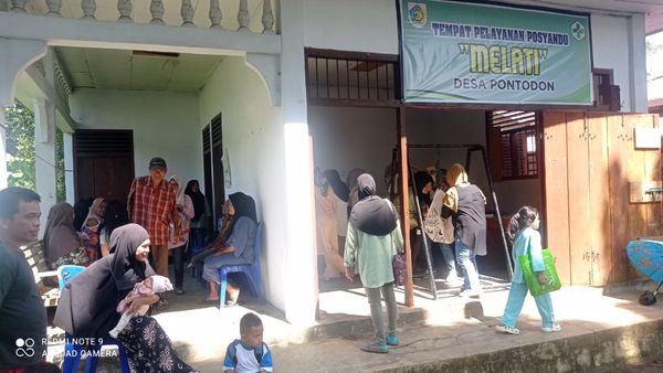 Pelayanan Kesehatan di Posyandu Melati Desa Pontodon