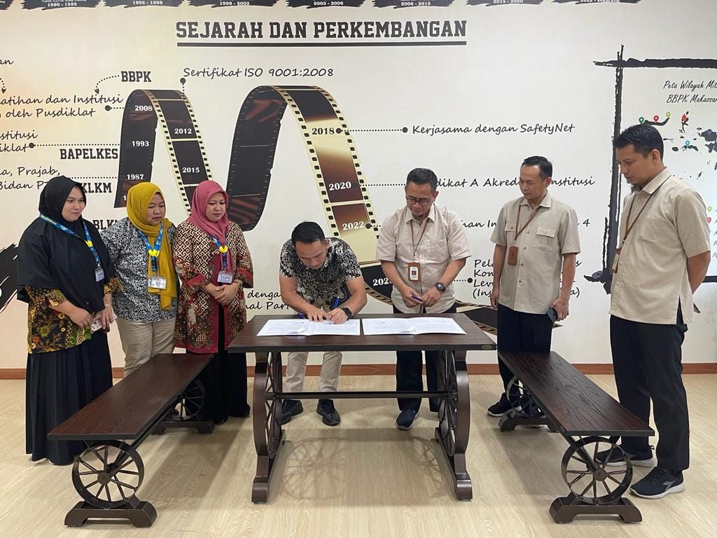Penandatanganan MOU Pelatihan Terakreditasi dengan BBPK Makassar