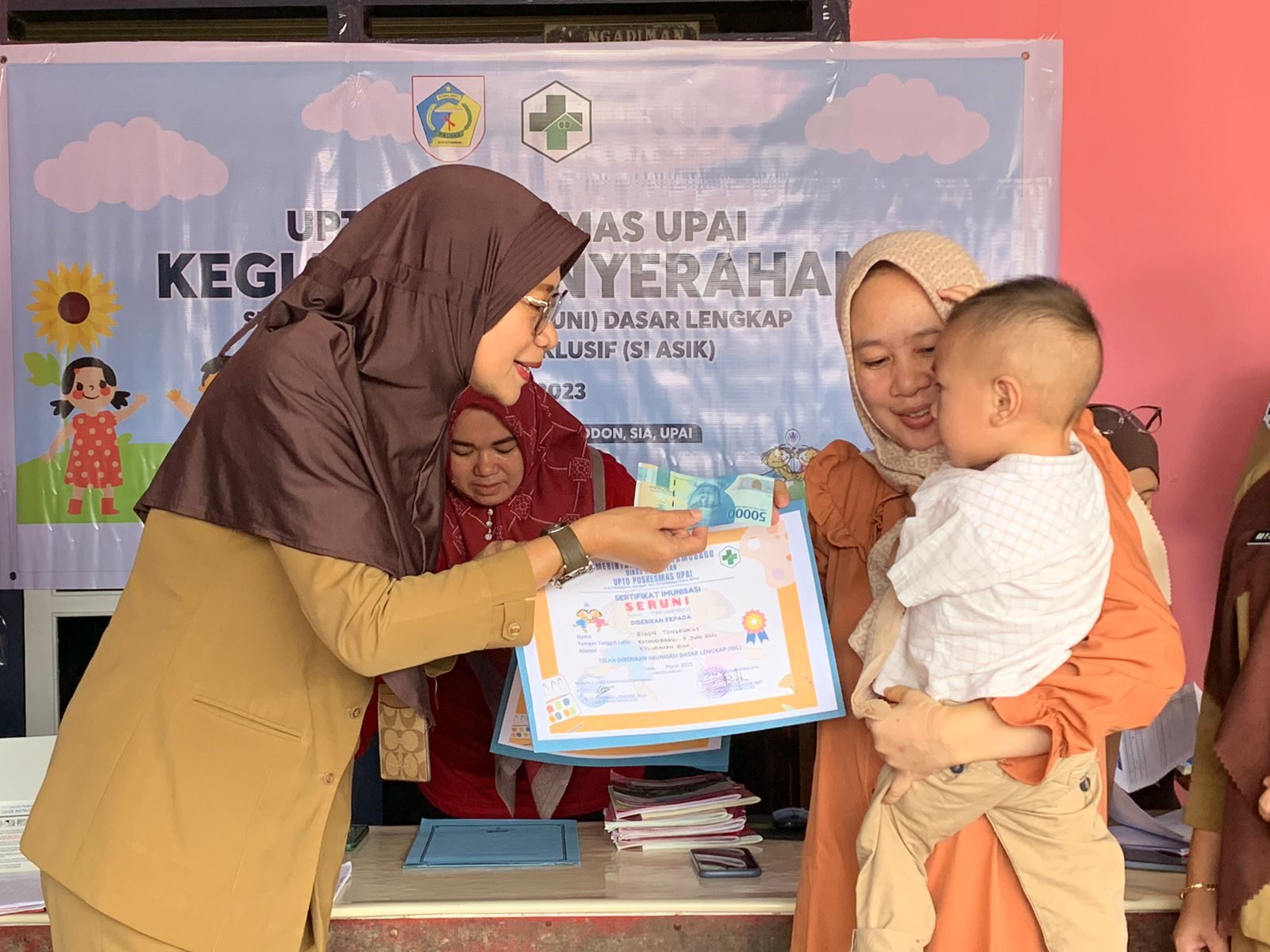 Launching SERUNI dan SI ASIK Puskesmas Upai