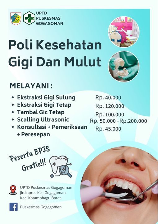 Poli Kesehatan Gigi dan Mulut Puskesmas Gogagoman