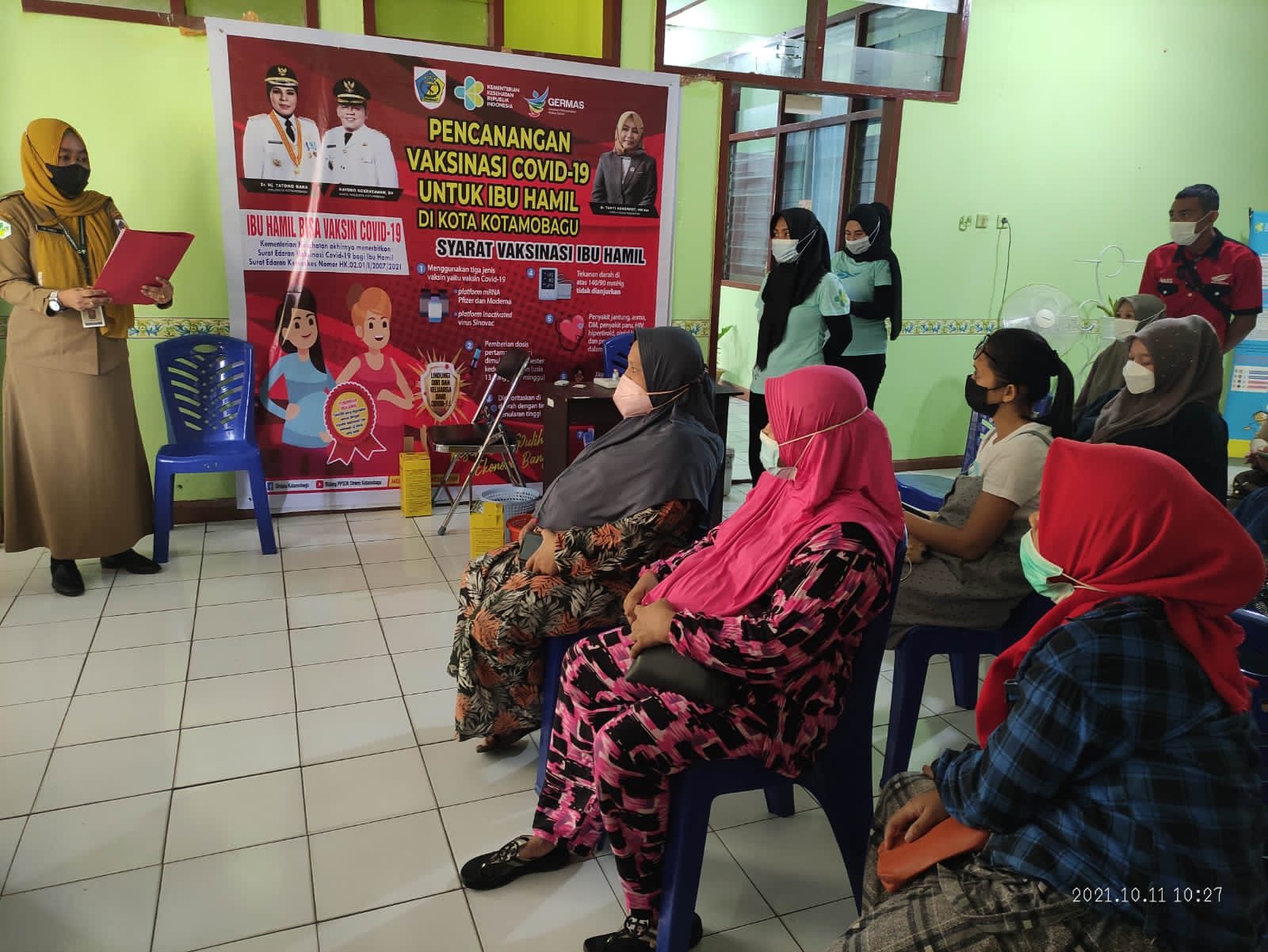 Pencanangan Vaksinasi Covid-19 untuk Ibu Hamil.