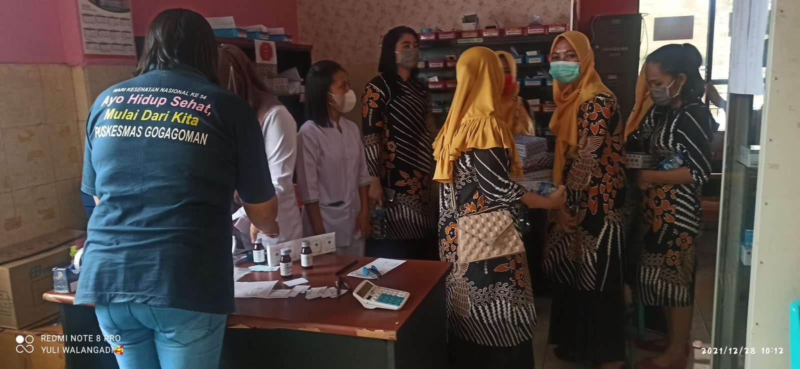 Study Tiru dari UPTD Puskesmas Bintauna Bolaang Mongondow Utara ke Puskesma Gogagoman