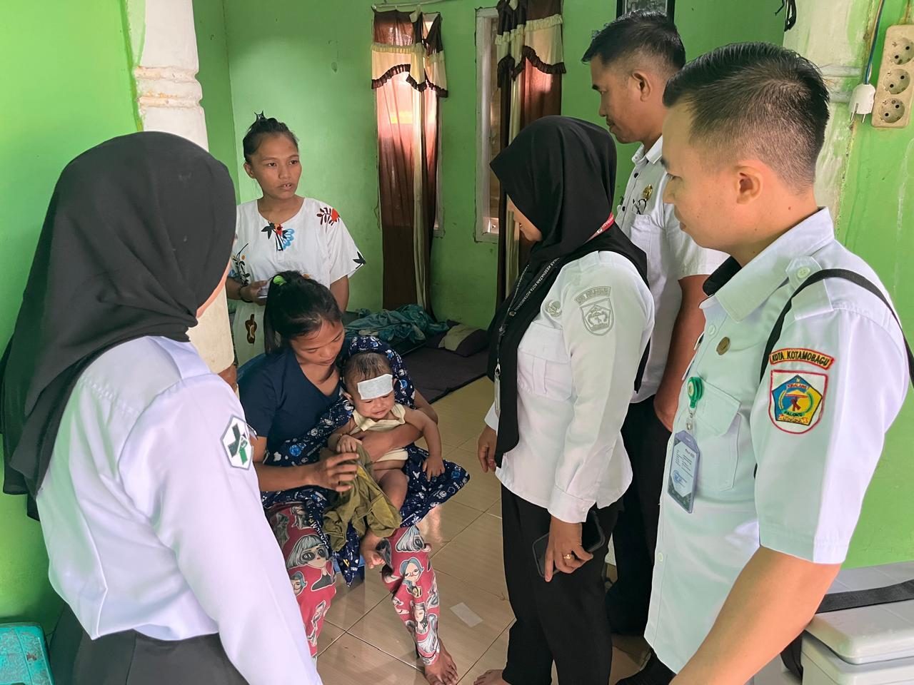 Kunjungan Rumah Balita KIPI di Kelurahan Pobundayan
