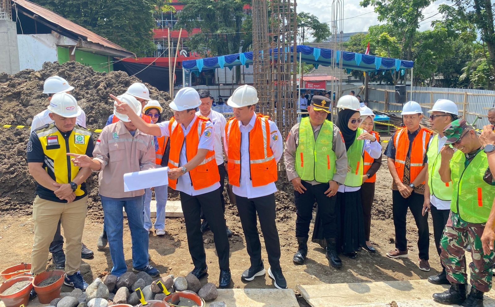 Peninjauan Pembangunan Labkesmas Kota Kotamobagu
