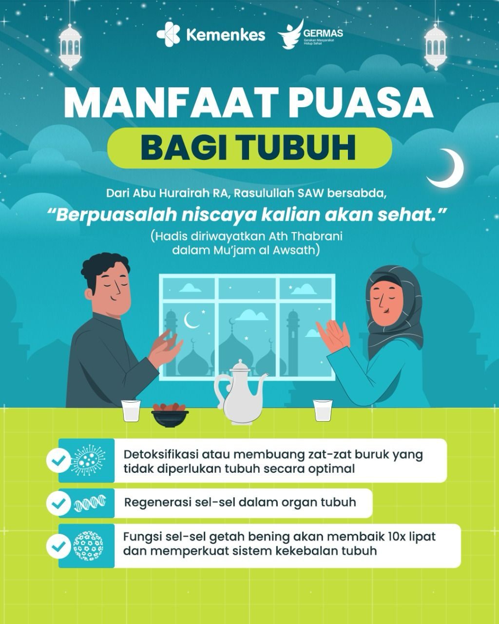 Manfaat Puasa Bagi Tubuh