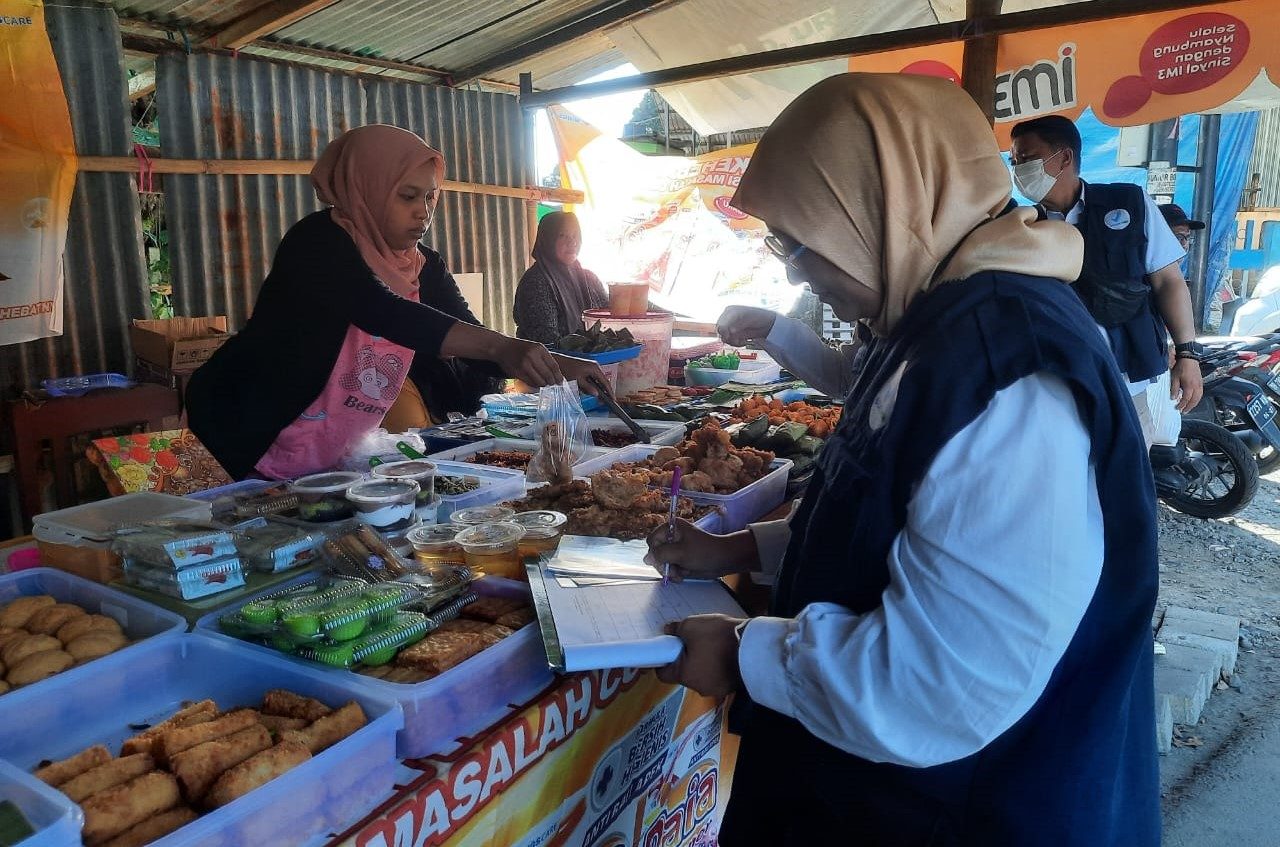 Pendampingan dan Pengawasan Pangan di Pasar Ramadhan Wilayah Kota Kotamobagu