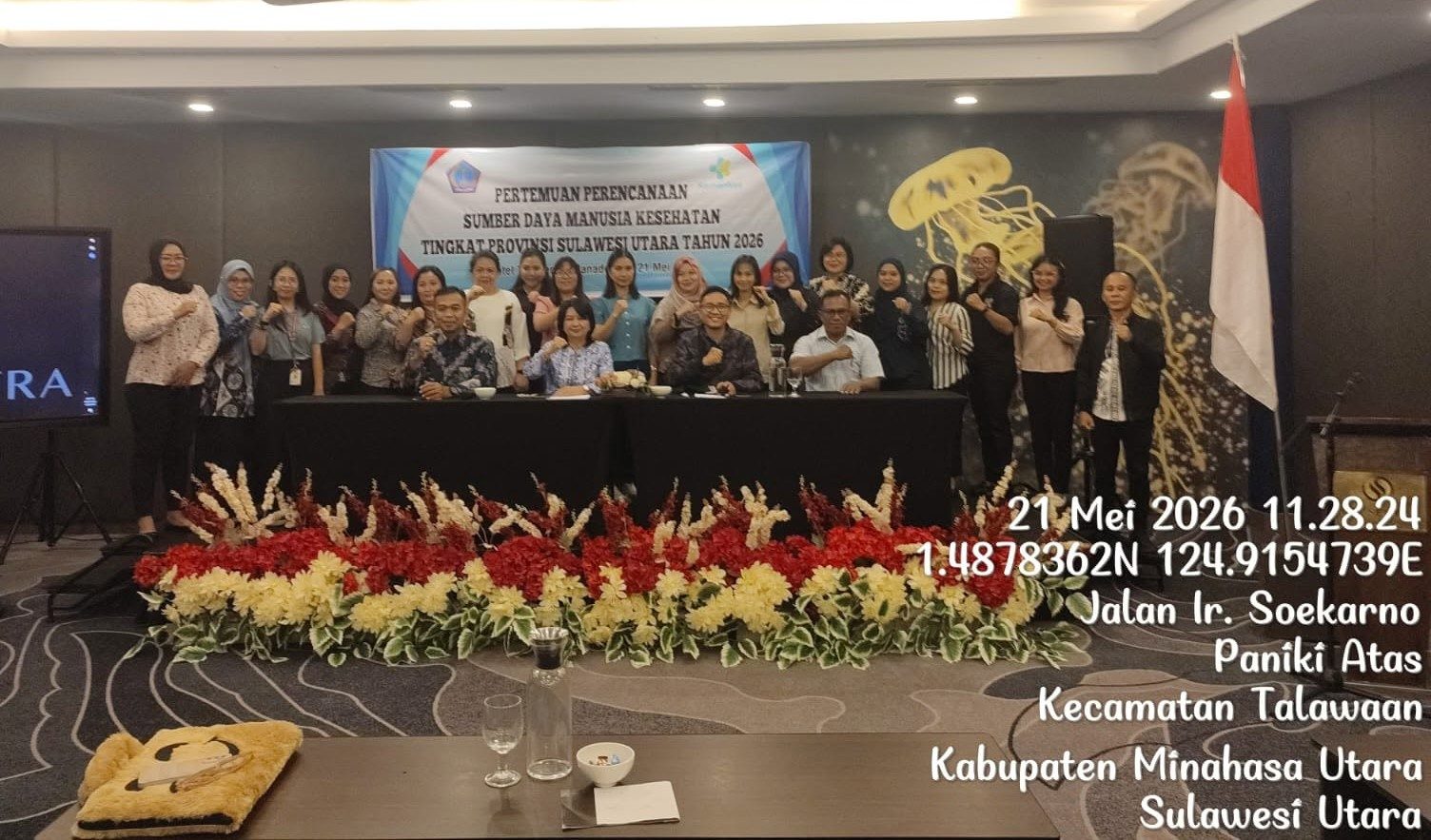 Pertemuan Perencanaan SDMK Tingkat Provinsi Sulawesi Utara