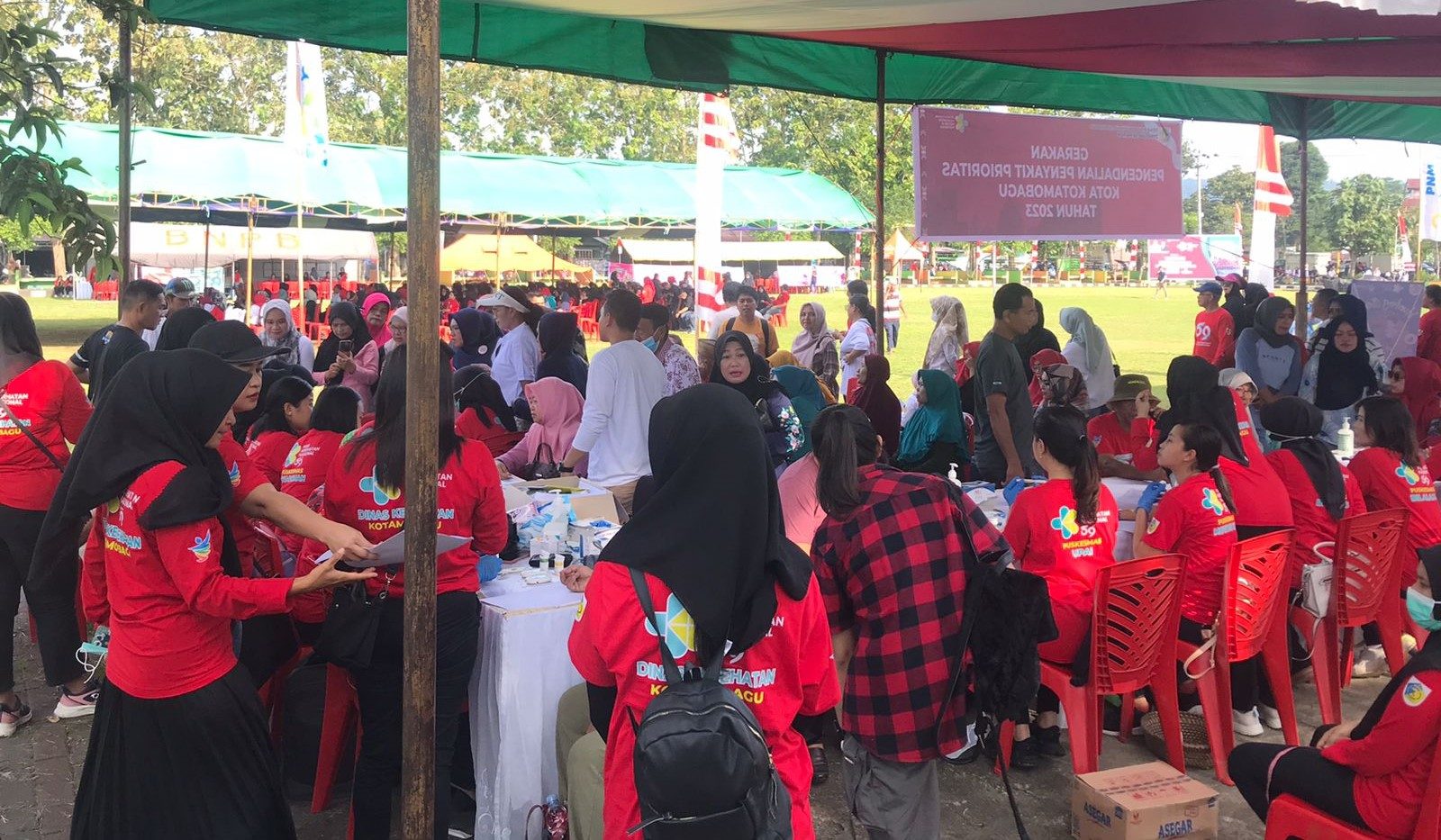 Gerakan Pengendalian Penyakit Prioritas dan Kebugaran Jasmani pada HKN ke 59 Kota Kotamobagu Tahun 2023