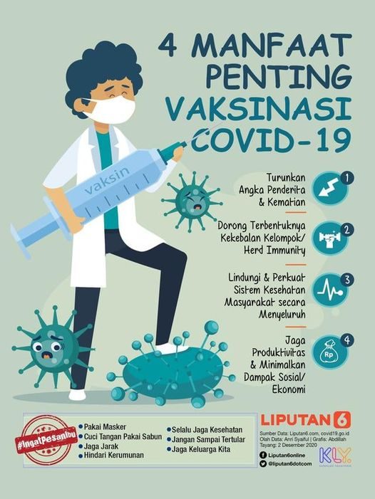 Manfaat penting Vaksinasi Covid-19
