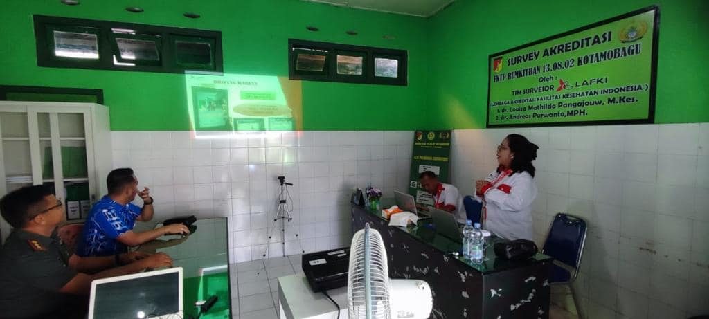 Pendampingan Akreditasi Klinik Angkatan Darat 13.08.02 Kota Kotamobagu