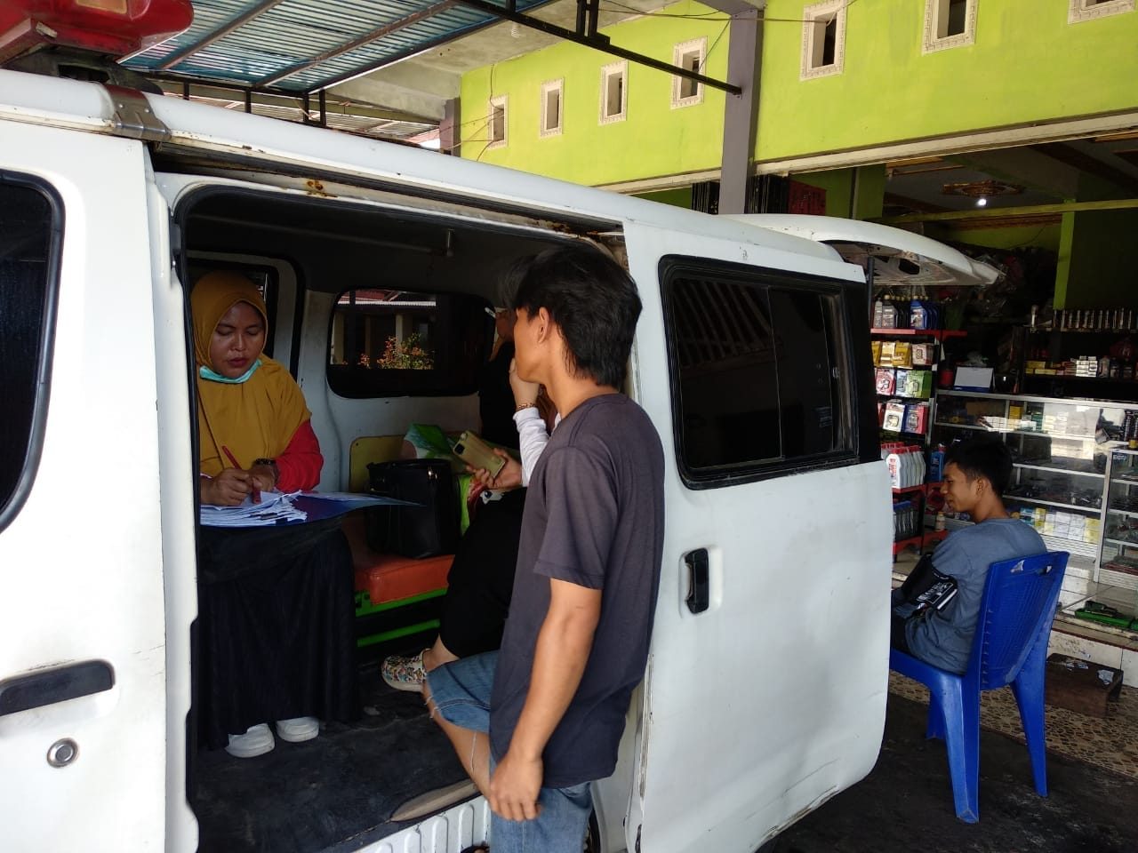 Pelayanan Kesehatan di Pos UKK Arif Motor Kelurahan Pobundayan