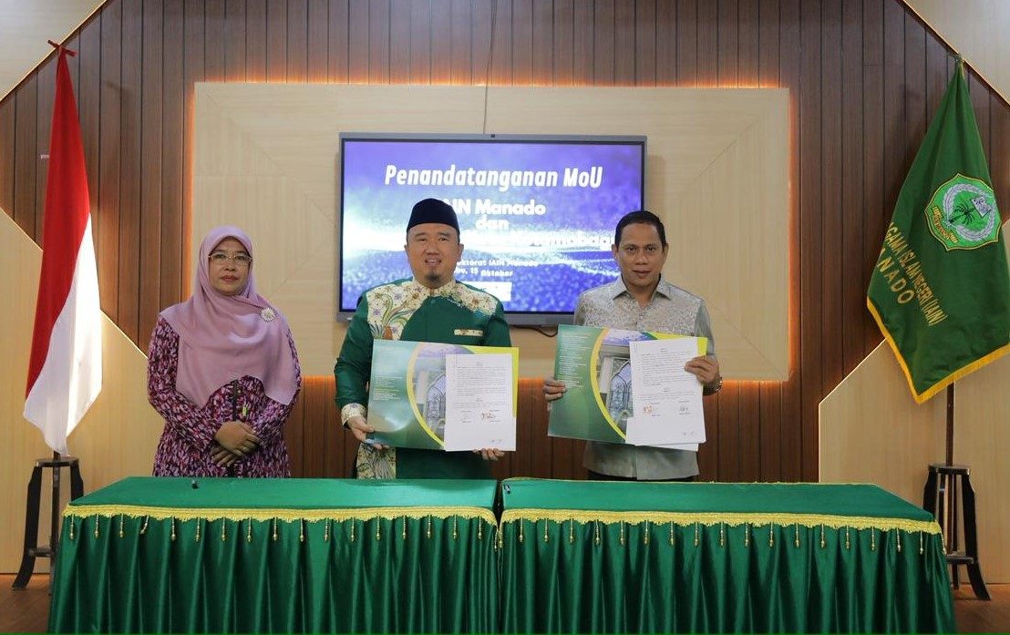 Wali Kota Kotamobagu bersama Rektor IAIN Tanda Tangani Kesepakatan Pemerintah Kota Kotamobagu dan IAIN