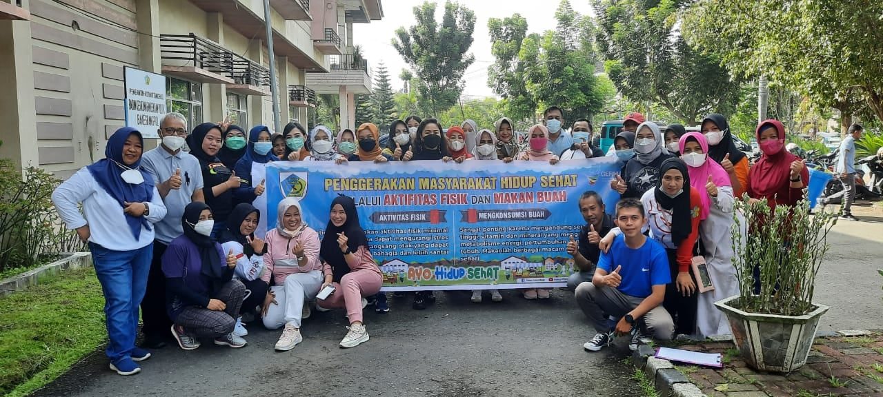 Kegiatan Jumat Germas di Kantor SKPD Kota Kotamobagu