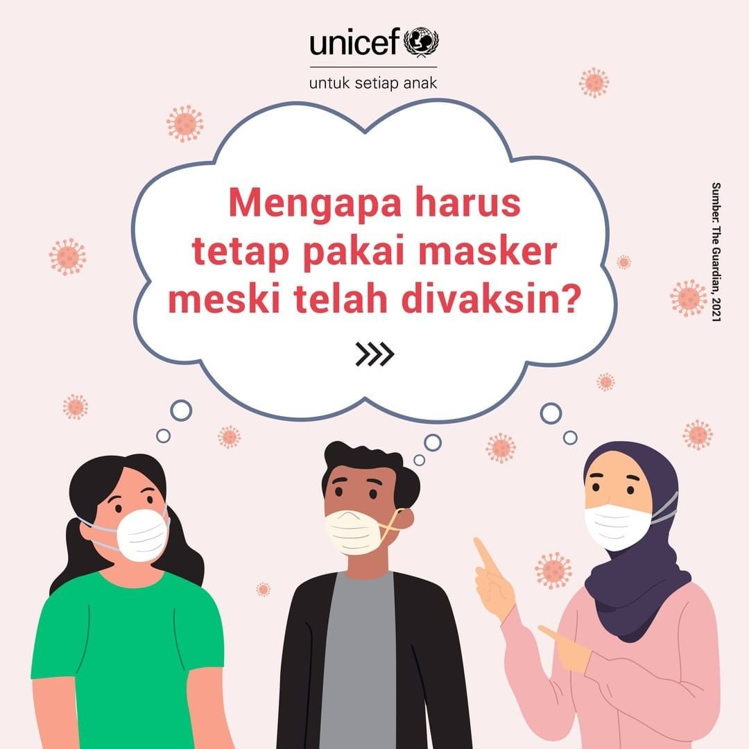 MENGAPA HARUS TETAP PAKAI MASKER MESKI TELAH DI VAKSINASI ???